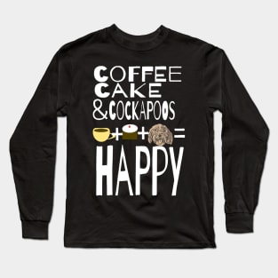 Coffee, cake and Cockapoos Long Sleeve T-Shirt